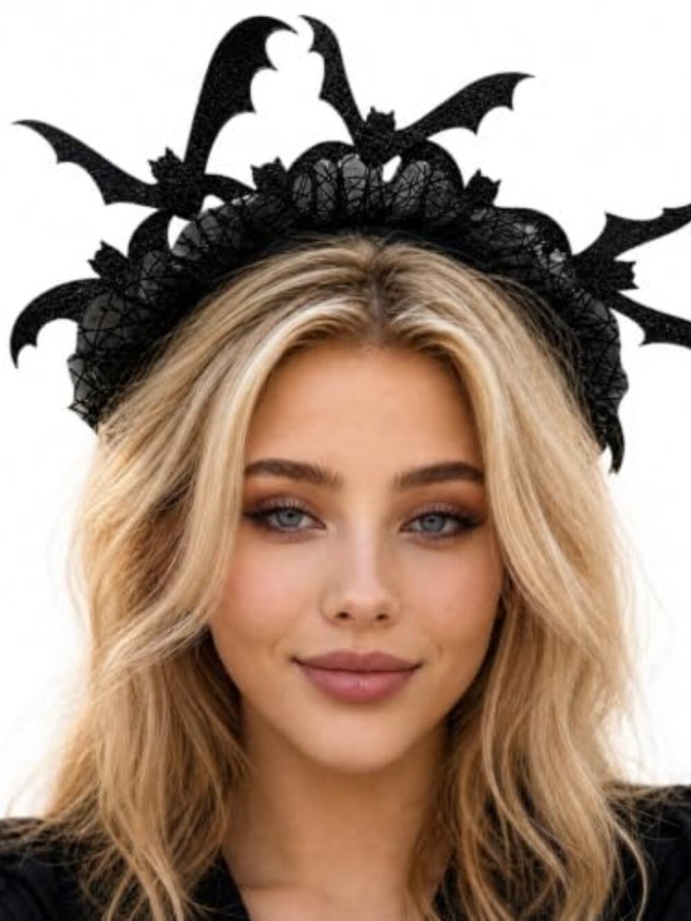 Spider Web BatHeadband Halloween Costume Accessory for Women